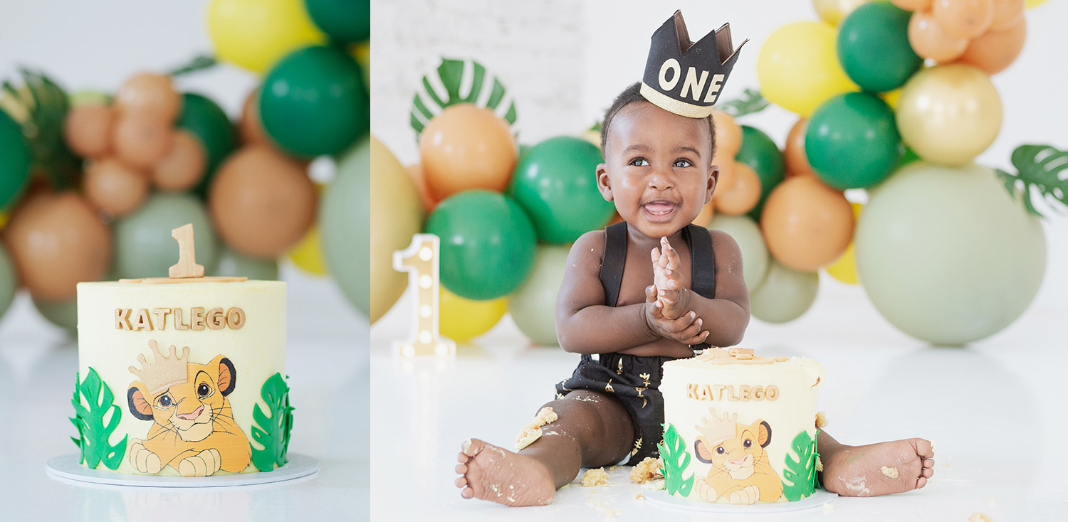 Studio Cake Smash Photography